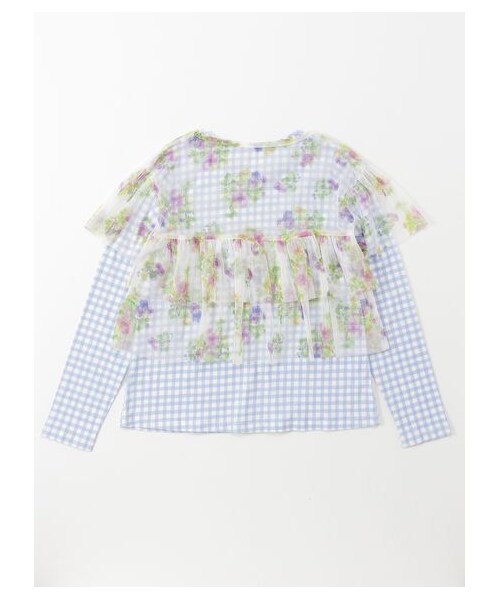 オリジナルフラワーチュールプリントチュニックＴシャツセット