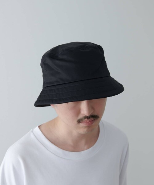Lui's（ルイス）の「bucket hat/バケットハット（ハット・メンズ・アイボリー/ブラック・F）」の2枚目の写真
