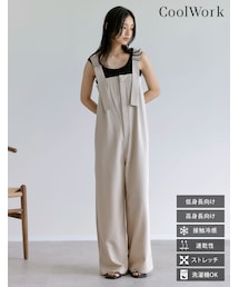 Re:EDIT（リエディ）の「冷感ツイルベアデザインサロペット - オールインワン通販 | 人気レディースファッション - Re:EDIT（リエディ）（その他・レディース）」