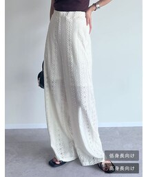 Re:EDIT（リエディ）の「カットレースドロストパンツ - パンツ通販 | 人気レディースファッション - Re:EDIT（リエディ）（その他）」