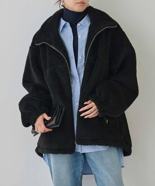 Rene(ルネ) コート サイズ36 S レディース - ライトグレー×ブラウン