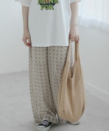 Crisp | メランジナチュラルニットバッグ[c3k3706b](ハンドバッグ)