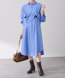 COLLAGE GALLARDAGALANTE | 【ロングシーズン着れる】キャミSETシャツワンピース(シャツワンピース)