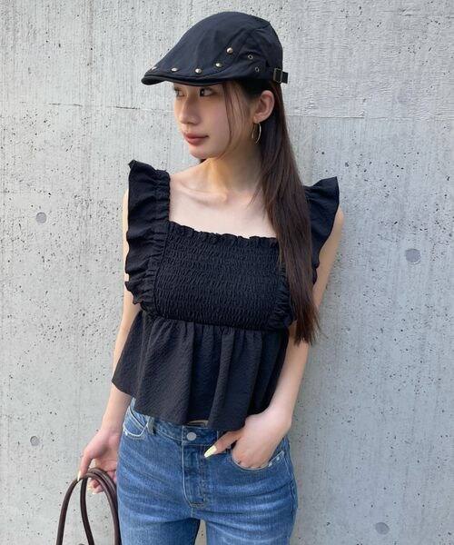FOREVER 21（フォーエバー トゥエンティーワン）の「スタッズハンチング（その他・ブラック09/カーキ78・FREE）」の8枚目の写真