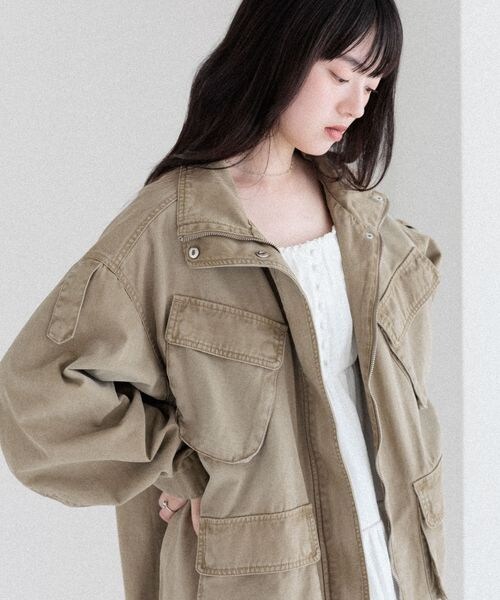 Heather（ヘザー）の「カーゴポケットミドルブルゾン（）」 - WEAR