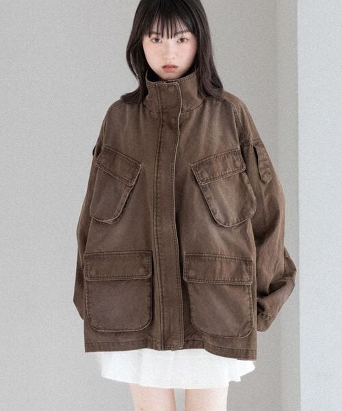 Heather（ヘザー）の「カーゴポケットミドルブルゾン（）」 - WEAR