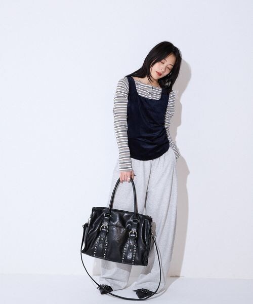 JEANASIS（ジーナシス）の「アンティークスタッズトート（）」 - WEAR