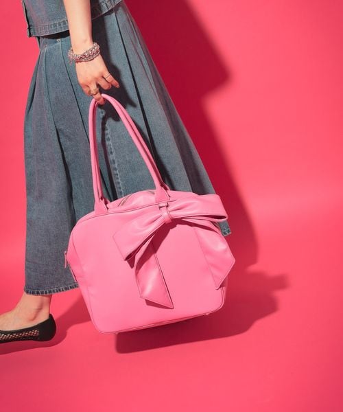 LOWRYS FARM（ローリーズファーム）の「でかリボンボストンBAG