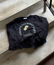 CIAOPANIC TYPY | 【WEB限定】【KIDS】刺繍オーガンジーレイヤード長袖カットソー(Tシャツ/カットソー)