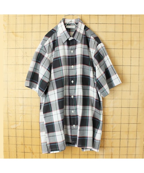 〜60s シャークカラーシャツ の「50s 60s EURO Mode-Lentrum チェック ボックス シャーク