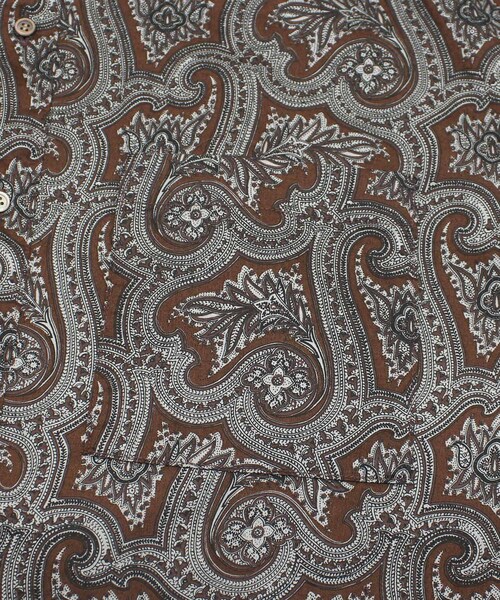 RNA-N（アールエヌエーエヌ）の「B2919 ヴィンテージペイズリーシャツ（トップス・レディース・チャコールグレーベース/ブラウンベース/ネイビーブルーベース）」の15枚目の写真