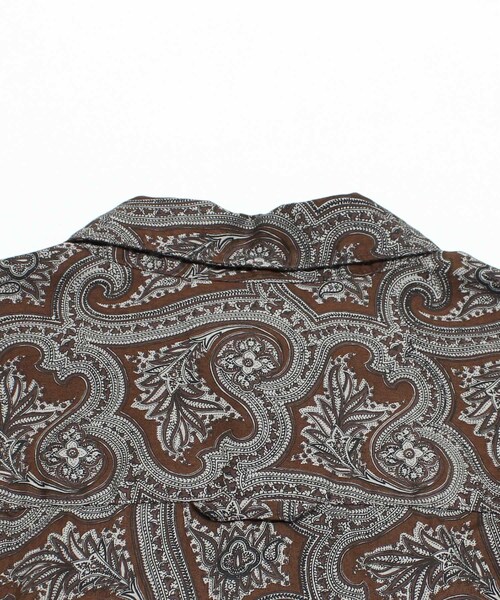 RNA-N（アールエヌエーエヌ）の「B2919 ヴィンテージペイズリーシャツ（トップス・レディース・チャコールグレーベース/ブラウンベース/ネイビーブルーベース）」の18枚目の写真