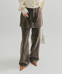 mystic（ミスティック）の「レイヤードコーデュロイパンツ（パンツ）」