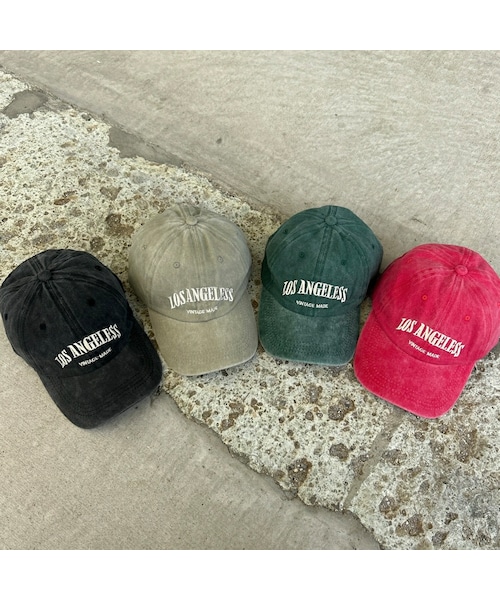 copine（コピン）の「刺繍ロゴキャップ(4color)（キャップ・レディース・レッド/グリーン/カーキ/ブラック・F）」の2枚目の写真