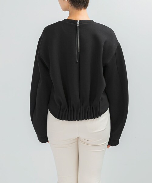 URBAN RESEARCH ROSSO（アーバンリサーチロッソ）の「ELENDEEK　TUCK HEM CROPPED CS（Tシャツ/カットソー・レディース・O.WHT/BLK/GRY・FREE）」の12枚目の写真