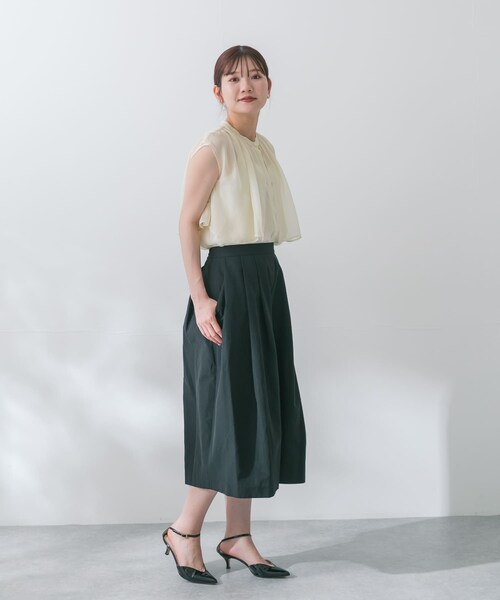 URBAN RESEARCH ROSSO（アーバンリサーチロッソ）の「グロッシーレイヤードブラウス（シャツ/ブラウス・レディース・CREAM/SAX/BRONZE・FREE）」の16枚目の写真