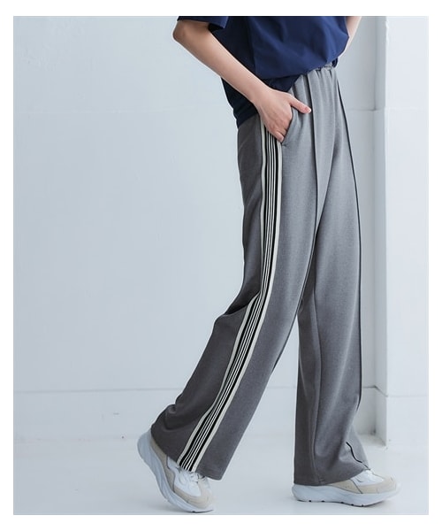 nissen（ニッセン）の「サイドライン多機能ストレートパンツ（UVカット・吸汗速乾・抗菌防臭・毛玉対策）＜大きいサイズ有＞（スポーツグッズ・メンズ・黒/ネイビー/グレー/モカ・S/M/L/LL/3L/4L/5L/6L）」の4枚目の写真