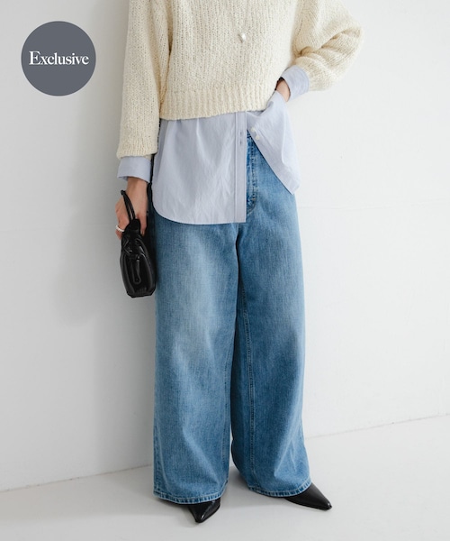 URBAN RESEARCH（アーバンリサーチ）の「『別注』Lee101×URBAN RESEARCH　BAGGYPANTS（デニムパンツ・レディース・LIGHT USED/ONE WASH/DARK USED/MEDIUMUSED・XS/S/M/L）」の3枚目の写真
