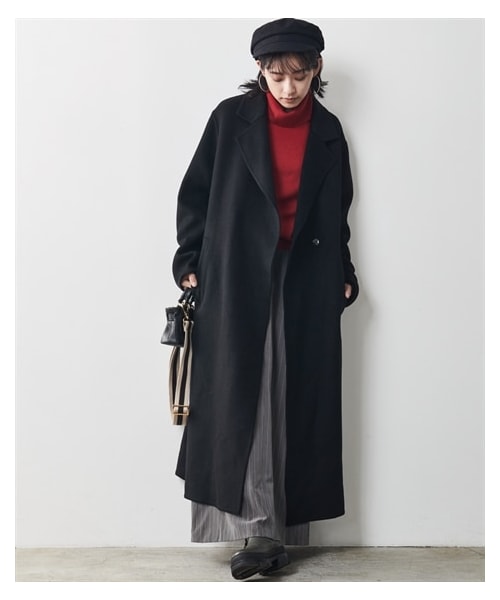 nissen（ニッセン）の「大きいサイズリバー仕立てテーラードロング