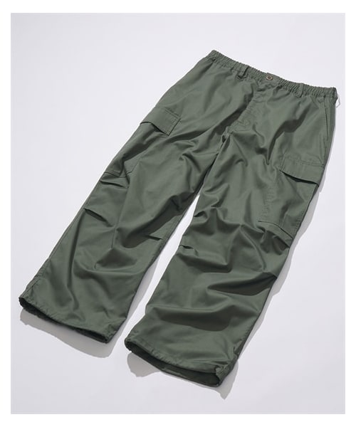 nissen（ニッセン）の「ワイドカーゴパンツ（パンツ・メンズ・グレージュ/カーキ/黒・M/L/LL/3L/4L/5L/6L/8L/10L）」の21枚目の写真