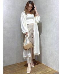 dazzlin | シアーラペルロングシャツ(シャツ/ブラウス)