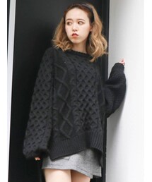 dazzlin | ケーブルカジュアルニットップス(ニット/セーター)