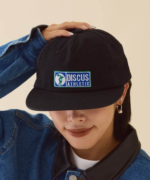 CIAOPANIC TYPY（チャオパニックティピー）の「【DISCUS】刺繍ロゴウォッシュコットンキャップ（キャップ・レディース・グリーン/ブラウン/チャコールグレー/ブラック・ONE）」の2枚目の写真