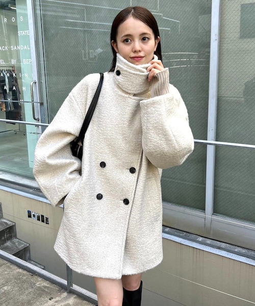 mystic（ミスティック）の「25AWシャギーミドルコート（）」 - WEAR