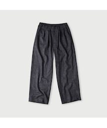 45R 綿麻シャンブレーのカットワークペチパンツ 45R（フォーティファイブアール）の「綿麻シャンブレーのカット