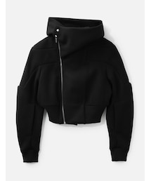 Rick Owens | Cropped Hooded Flight jacket