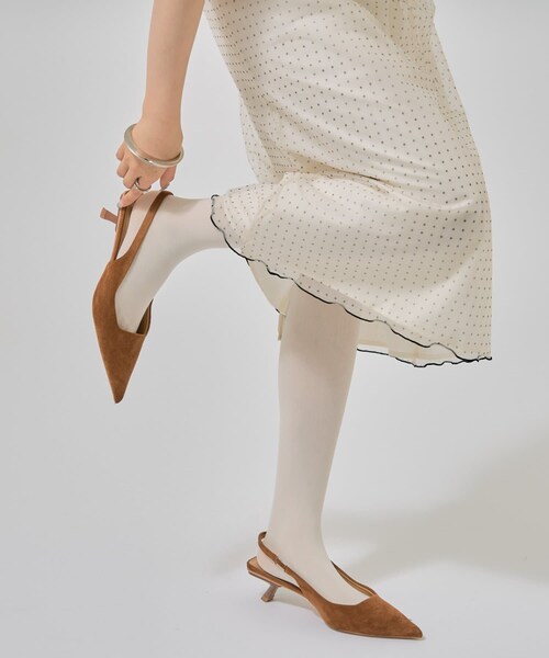 mystic（ミスティック）の「カラータイツ（レギンス/スパッツ・レディース・ブラウン/チャコールグレー/アイボリー・ONE）」の2枚目の写真