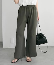 PUAL CE CIN | スポンディッシュニットフレアパンツ(パンツ)