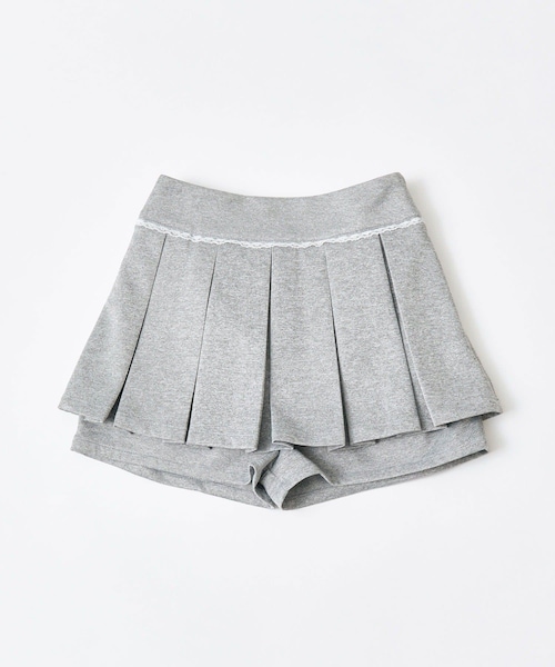 OLIVE des OLIVE（オリーブデオリーブ）の「プリーツスカパン（スカート・レディース・ブラウン系その他/ブラック/トップグレー・FREE）」の3枚目の写真