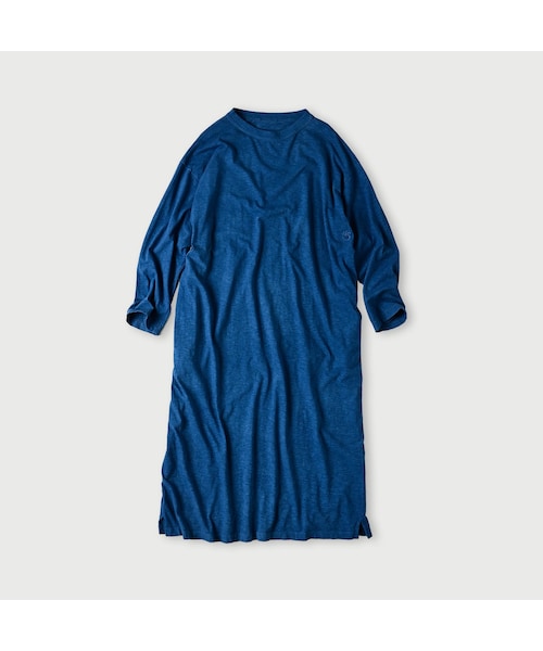 藍職人 天竺の45星長袖ドレス（再び）