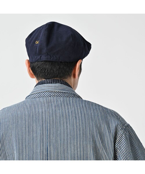 45R（フォーティファイブアール）の「藍職人 インドカディデニムのジャケット（ジャケット/アウター・メンズ・72-ヒッコリー/76-細ストライプ/78-藍・04-L/05-XL）」の12枚目の写真