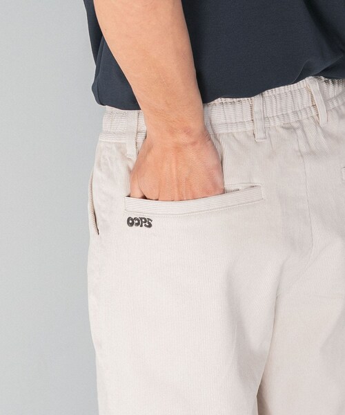 URBAN RESEARCH Sonny Label（アーバンリサーチサニーレーベル）の「OOPS　コーデュロイショーツ（その他パンツ・メンズ・BLACK/BEIGE/NAVY・M/L/XL）」の22枚目の写真