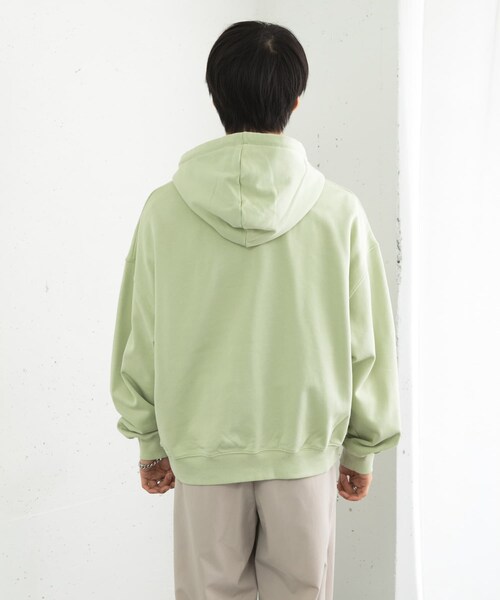 SENSE OF PLACE by URBAN RESEARCH（センスオブプレイスバイアーバンリサーチ）の「Gem Stone Cropped Hoodie（パーカー・メンズ・NAVY/BLACK/MINT・M/L）」の15枚目の写真