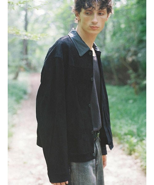 LIDNM（リドム）の「ALPACA SILK TWEED ZIP（ブルゾン）」 - WEAR
