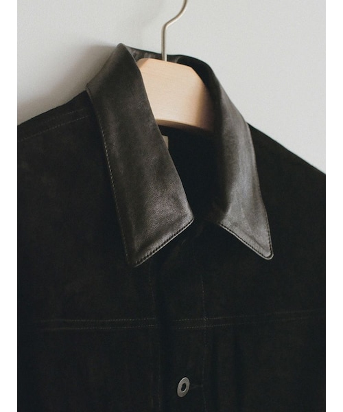 LIDNM（リドム）の「Goat Suede Type 1st JKT（ブルゾン）」 - WEAR