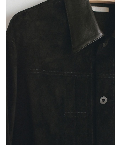 LIDNM（リドム）の「Goat Suede Type 1st JKT（ブルゾン）」 - WEAR