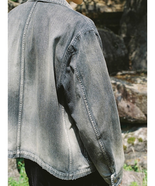 LIDNM（リドム）の「Fog Washed Chore Jacket（デニムジャケット