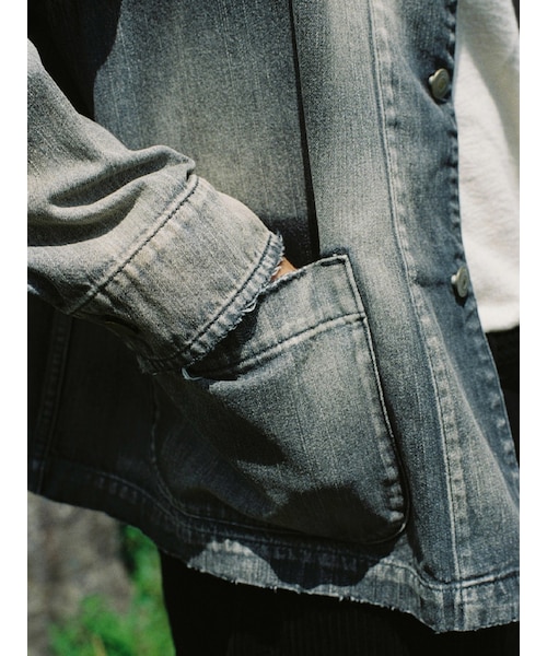 LIDNM（リドム）の「Fog Washed Chore Jacket（デニムジャケット