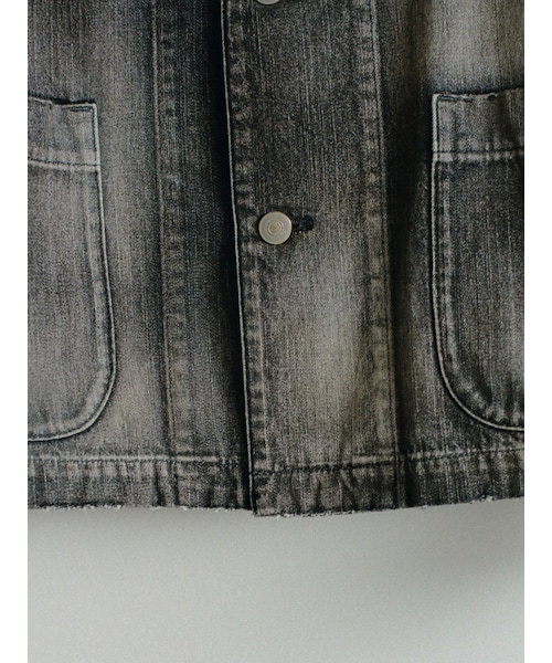 LIDNM（リドム）の「Fog Washed Chore Jacket（デニムジャケット
