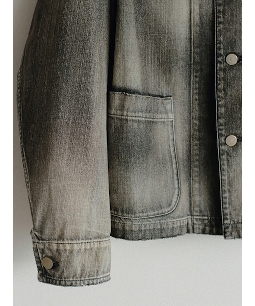 LIDNM（リドム）の「Fog Washed Chore Jacket（デニムジャケット
