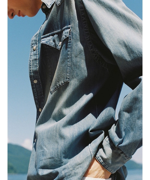 LIDNM（リドム）の「Denim Western Shirt（シャツ/ブラウス