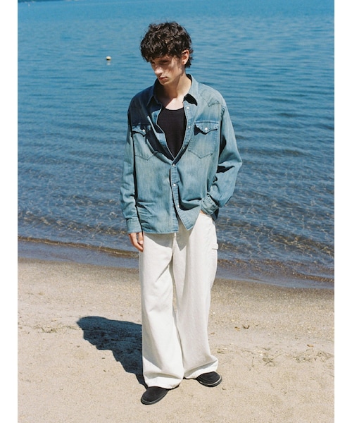 LIDNM（リドム）の「Denim Western Shirt（シャツ/ブラウス