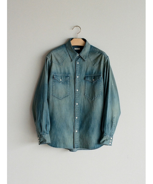Mサイズ　LIDNM Denim Western Shirt LIDNM（リドム）の「Denim Western Shirt（シャツ/ブラウス