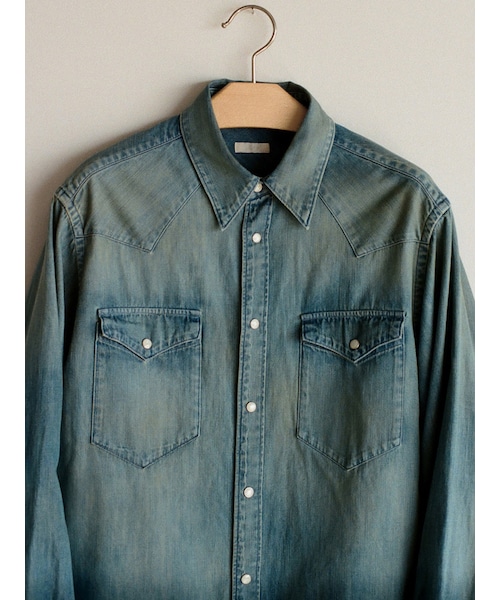 Mサイズ　LIDNM Denim Western Shirt LIDNM / Llife ONLINE STORE / Denim Western Shirt