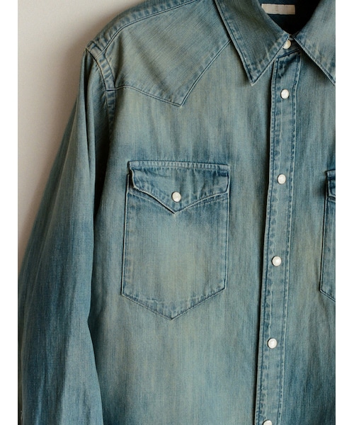 トップス LIDNM Denim Western Shirt LIDNM Denim Western Shirt Lサイズ