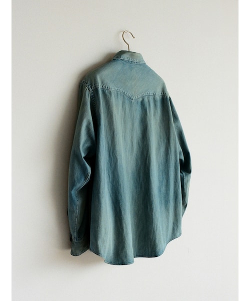 Mサイズ　LIDNM Denim Western Shirt LIDNM（リドム）の「Denim Western Shirt（シャツ/ブラウス